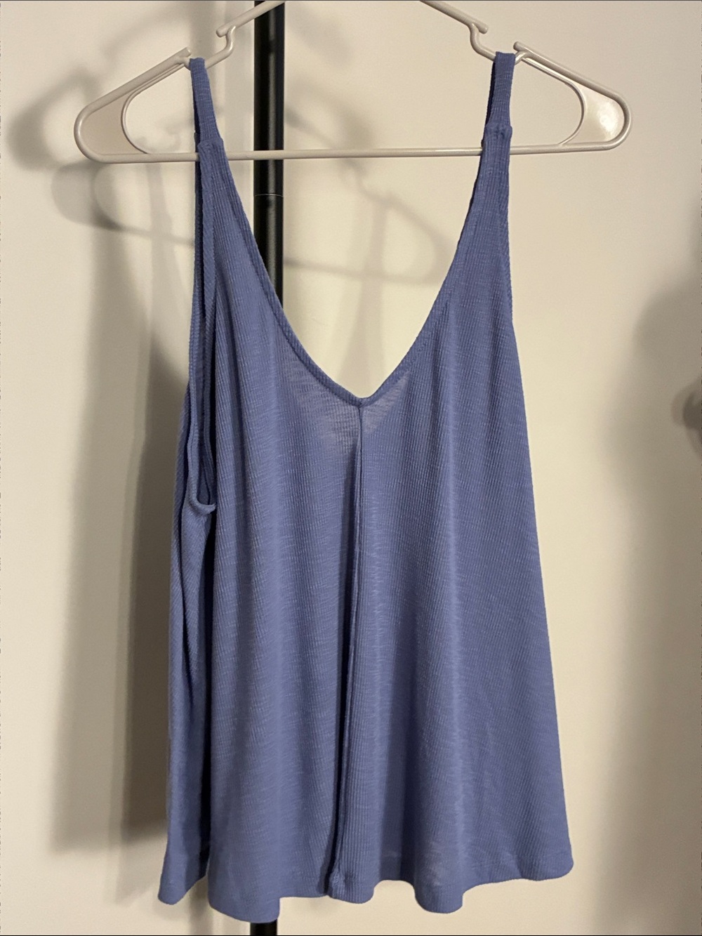 Free People Dani Tank Ribbed Periwinkle Blue Size Large - Picture 3 of 8